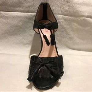 Plenty by Tracy Reese black tassel sandals